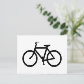 黒い自転車ルート ポストカード (スタンド正面)