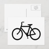 黒い自転車ルート ポストカード (正面/裏面)