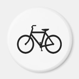 黒い自転車ルート マグネット
