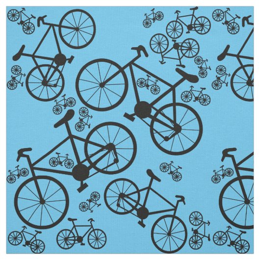 黒い自転車 ファブリック (見本)
