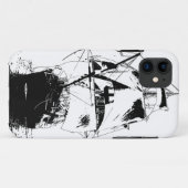 黒い船のシルエット Case-Mate iPhoneケース (裏面(横))