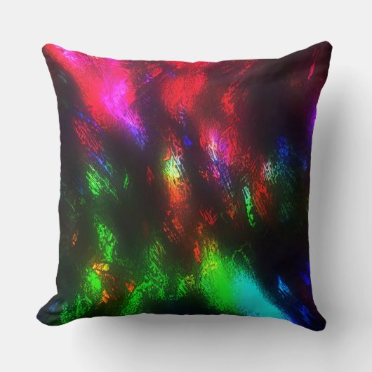 黒い色で影付きの粗さで着色 クッション (正面)