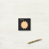 黒い色 ポストイット (デスク上)