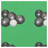 黒い芝生のボールが緑に ファブリック (クローズアップ)