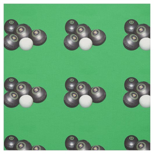 黒い芝生のボールが緑に ファブリック (見本)