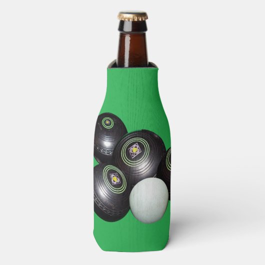 黒い芝生のボールが緑に ボトルクーラー (ボトル正面)