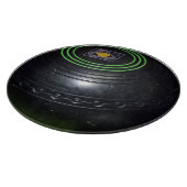 黒い芝生のボール カッティングボード (角)