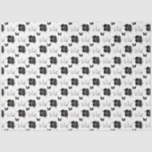 黒い花と銀の冠 薄葉紙 (正面)