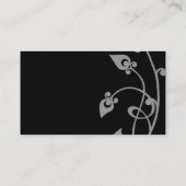 黒い花のエンクロージャカード エンクロージャーカード (裏面)