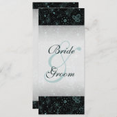 黒い花のボーダープログラムの青 プログラム (正面/裏面)