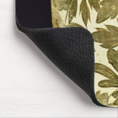 黒い花の装飾が付いているMei P'ingのつぼ マウスパッド (コーナー)