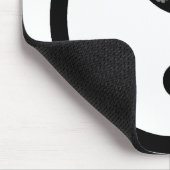 黒い花の陰陽 マウスパッド (コーナー)