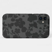黒い花のiPhone 5sケース Case-Mate iPhoneケース (裏面(横))