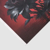 黒い花びら上昇 – デコページ –  薄葉紙 (詳細)