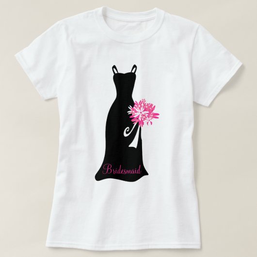 黒い花嫁のドレス Tシャツ (デザイン正面)