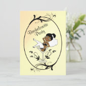 黒い花嫁の独身最後のパーティー招待 招待状 (スタンド正面)