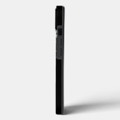 黒い花面 Case-Mate iPhoneケース (裏面 / 左)