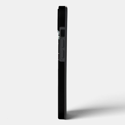 黒い花面 Case-Mate iPhoneケース (裏面 / 左)