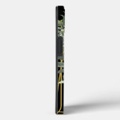 黒い花面 Case-Mate iPhoneケース (裏面 / 右)