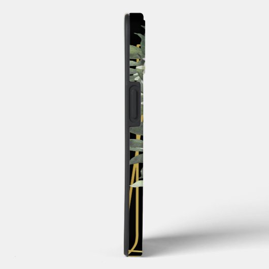 黒い花面 Case-Mate iPhoneケース (裏面 / 右)