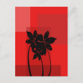 黒い花 ポストカード (正面)