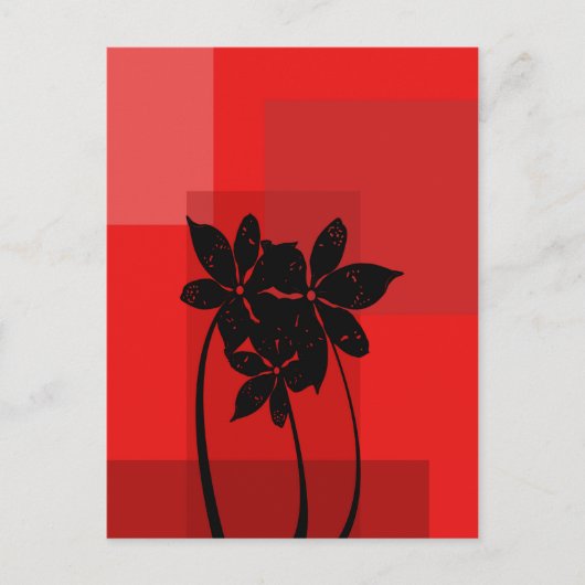 黒い花 ポストカード (正面)