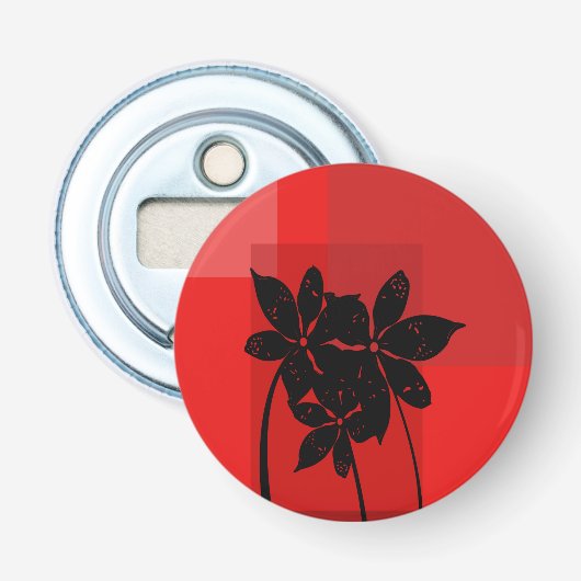 黒い花 栓抜き (正面)
