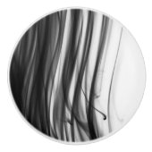 黒い芸術家によるC.L.ブラウン火IIIの陶磁器のノブ セラミックノブ (正面)