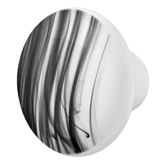 黒い芸術家によるC.L.ブラウン火IIIの陶磁器のノブ セラミックノブ (右)