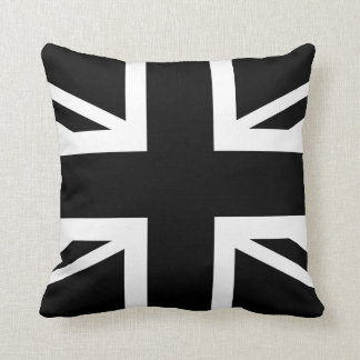黒い英国国旗のイギリスの(イギリスの)国旗 クッション