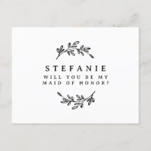 黒い葉のリースが私のメイド・オブ・オーナー（花嫁付き添い人）