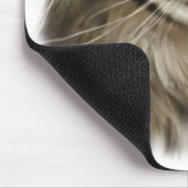 黒い虎猫のメインのあらいぐま猫 マウスパッド (コーナー)