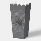 黒い蜘蛛の巣とクモの絵画アート フェイバーボックス (裏面)