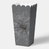 黒い蜘蛛の巣とクモの絵画アート フェイバーボックス (正面)
