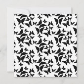 黒い蝶が散らばって日付を保存 (裏面)