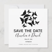 黒い蝶が散らばって日付を保存 (正面)