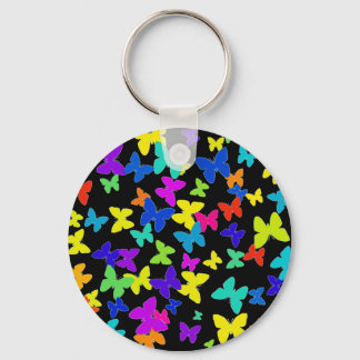 黒い蝶キーチェーン キーホルダー