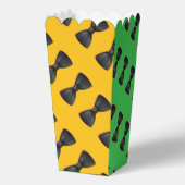 黒い蝶ネクタイ繰り返し黄色の緑 フェイバーボックス (正面)