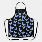 黒い蝶 エプロン (正面)