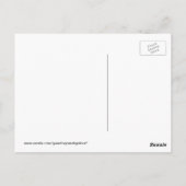 黒い蝶 ポストカード (裏面)