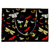 黒い蝶 ラージペーパーバッグ (裏面)