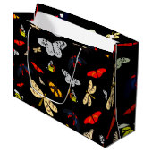 黒い蝶 ラージペーパーバッグ (正面アングル)