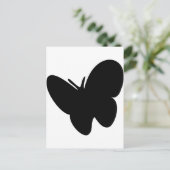 黒い蝶 – 蝶 ポストカード (スタンド正面)