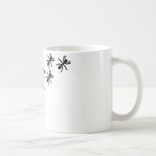 黒い蟻の道 コーヒーマグカップ