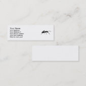 黒い蟻 スキニー名刺 (正面/裏面)