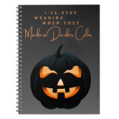 黒い表紙のノートブック ノートブック (正面)