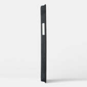 黒い表面に形をした白いハート Case-Mate iPhoneケース (裏面 / 右)