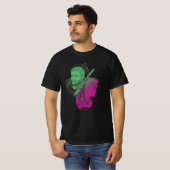 黒い袖のディーン・ウィンチェスターTシャツ Tシャツ (正面フル)