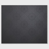 黒い装飾曼荼羅 ラッピングペーパー (フラット)