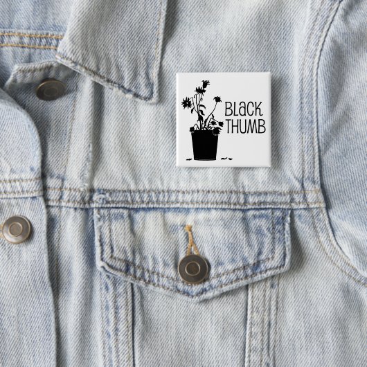 黒い親指 缶バッジ (インサイチュ)